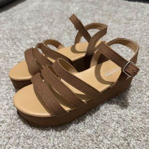 Little Girl Wedge Sandals - Size 13